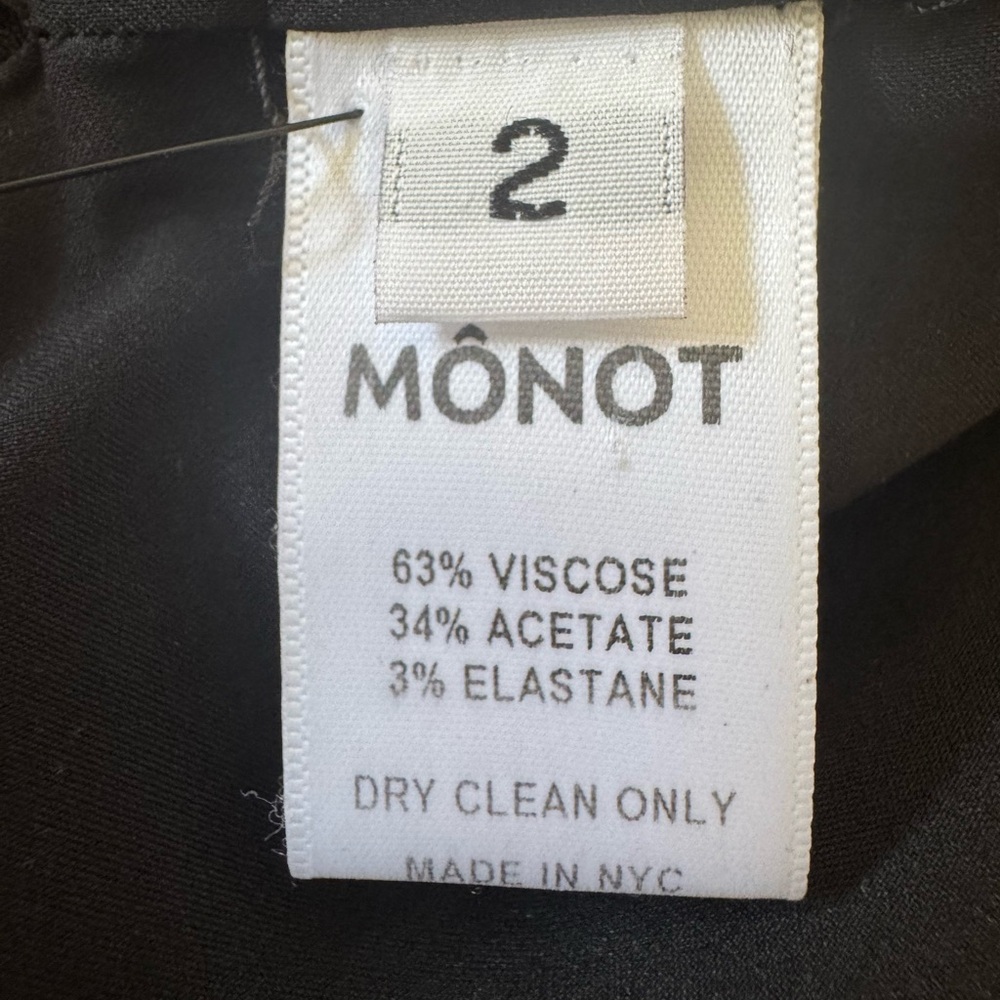 Mônot Black One Shoulder Dress - Picture 8 of 14